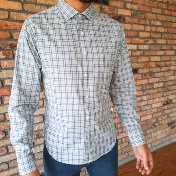 NEW Billy Reid Plaid Casual Button Up Shirt NWOT - Picture 5 of 12